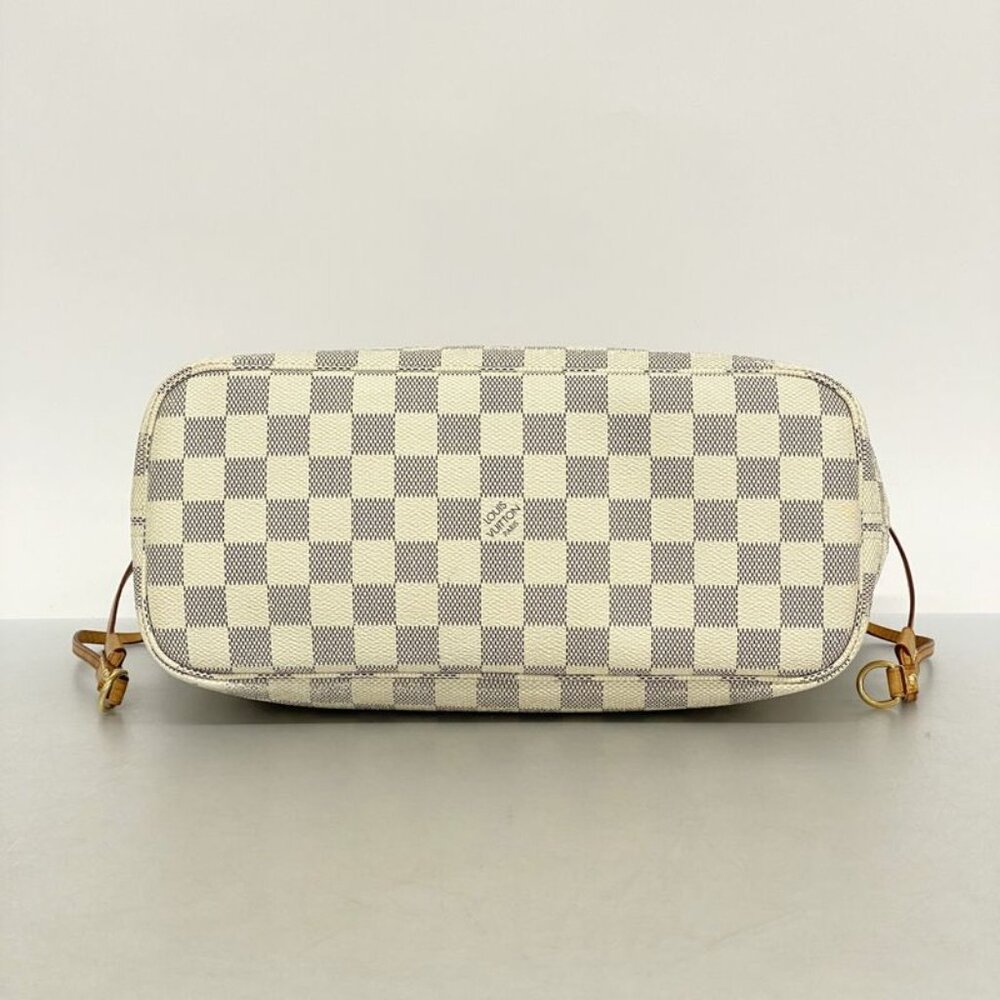 Louis Vuitton Tote Damier Azur Neverfull PM White - Picture 3 of 10